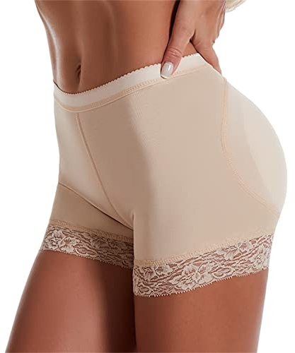 Ronronner Ropa Interior Acolchada para Mujer,Pantalones de Levantamiento,Ropa Interior Acolchada,Faja Bragas Control Fuerte,Levanta Glúteos para Mujer,Braguitas Moldeadoras Push up
