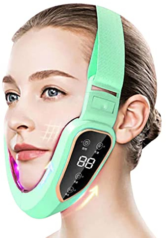 Masajeador eléctrico Inteligente para Dar Forma a la Cara en V, Máquina Facial en V Estiramiento, Facial Estiramiento, Reductor Papada