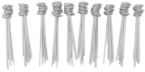 Eeneme 100 Piezas Clavo de Tierra Hierro Galvanizado Estacas de Césped Artificial a Prueba de Óxido para Barreras contra Malezas Carpa Tela de Jardín Sombrilla Red Estacas de