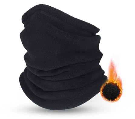 LINUCKER Schlauchschal Herren Winter Halstuch Multifunktionstuch Halswärmer Fleece Neckwarmer Loop Schal Damen Sportschal Für Motorrad Fahrrad Ski Zubehör Gesichtsschutz Halsschlauch Schlupfschal