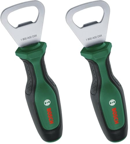 Bosch Home and Garden Abrebotellas, Resistente y Duradero para el Taller, el Cuarto de Bricolaje o la Cocina, Ergonómica Empuñadura de Destornillador (Paquete de 2)