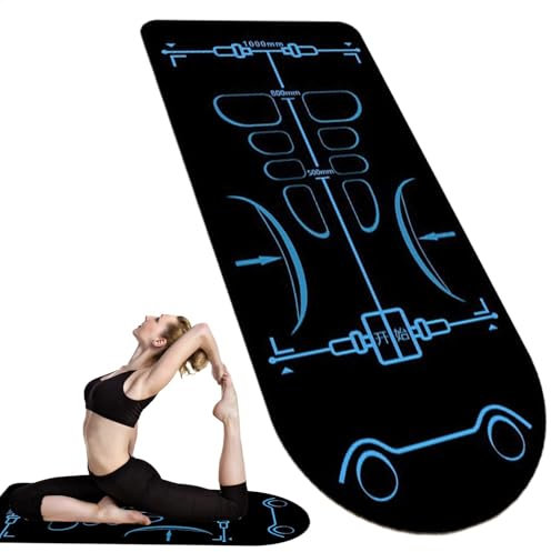 Fitnessgerät Matte Für Bauchroller Rad, Anti-Rutsch Sportmatte, Bodenschutzmatte Fitnessgerät Yogamatte Für Bauch Roller Rad Bike Trainer Übung Ausrüstung