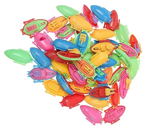 ibasenice 30 Stück Kleiner Boot Spielzeugset Kunststoff Kleine Segelbootmodelle Miniatur Boote Dekoration Kinder Party