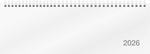 rido/idé Querterminbuch Mod. ac-Wochenquerterminer 2026 | 30,7×10,5 cm, Karton, weiß