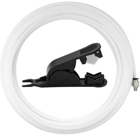 10 m Tube en Téflon Ptfe Raccord Pneumatique Téflon Tube Tuyau Ptfe, Accessoires pour Imprimante 3d en Avec Coupe-Tuyau pour Filament 3d de 1,75 mm