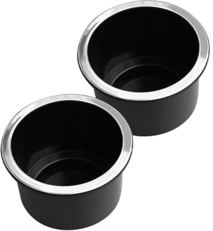 Parliky 2 Piezas Portavasos para Coche de Plástico Unidades Diseño Moderno y Soporte para Botellas y Vasos Camiones Barcos y Caravanas Fácil de Limpiar y Duradero para Reutilizable