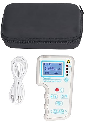 Telituny Rilevatore di radiazioni nucleari Monitor Allarme sonoro ad alta precisione Contatore Geiger portatile Tester per raggi X γ β