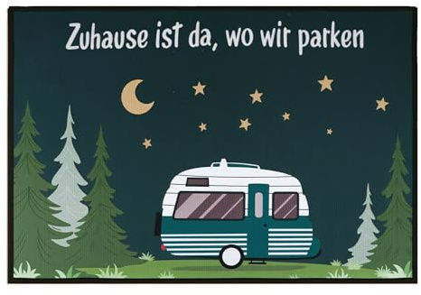 40 x 60 cm Camping ZubehöR, Camping FußMatte, Teppich für Wohnmobil, Camping Gadgets, Camper Wohnwagen ZubehöR, Wohnwagen Deko Gadgets, Camping Geschenke für Camper für Camping -Wohnmobile