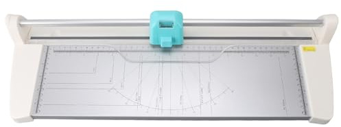 Taille-papier portable, largeur 450 mm, papier multifonction 4 en 1 avec 4 lames pour des lignes de pliage droites, pointillées ou courbes, outil de dé pour le scrapbook