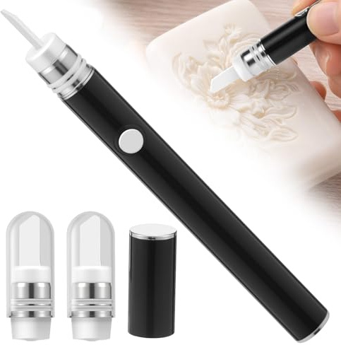 Electric Hot Knife Heat Ceramic Electric Knife with 2 Blades Type-C Charging Portable Hot Cutting Knives