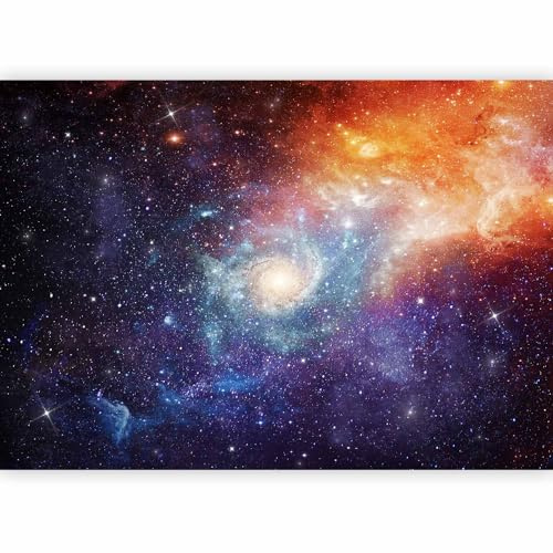 murando - Fototapete Vlies Galaxy, 350x256 cm, Schlafzimmer, Wohnzimmer | Full HD Druck, 3D-Effekt, lichtbeständige Farben, ideal fürs Wohn- oder Schlafzimmer, schnelle Montage, lichtbeständig, edel