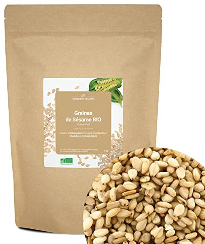Graines de Sésame BIO (complètes) - source d'antioxydants - 1kg
