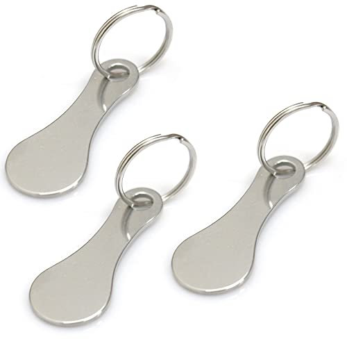 Chip Del Carrello Della Spesa, Chip Per Carrello Della Spesa, Gettone Del Carrello, Gettoni Per Carrello Spesa, Gettone Carrello Della Spesa, Chiave Del Carrello Della Spesa Rimovibile, 3 Pezzi