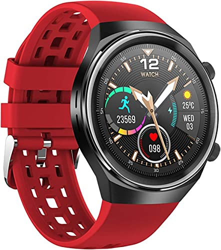 QESTO FSA Men's Smart Watch Fitness Tracker GPS Pedometer Bluetooth Smartwatch Blood Pressure Heart Rate Monitor Watch Men's Sports Watch Ladies for Android Ios,D(B)(A)