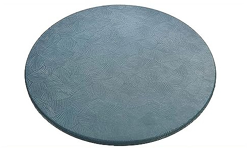 XHDZSW Runde Tischdecke, Elastische Tischtuch, Non-Slip Round Tablecloth, Washable Stretch Table Cover, Tischdecke Outdoor Rund, Tischtuch (110cm,DunkelgrüN)