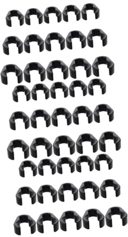 SUPVOX 45pcs Mic Cable Holder Clips Cord Clamps for Microphone Supplies Mic Cord Clamp