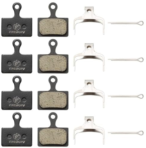 KREMORV 4 Pairs Bike Brake Pads for Shimano BR-RS305 BR-RS405 BR-RS505 BR-RS805 DEORE XT M8100 Series TIAGRA 4700 Series