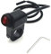 JZK Interruttore Manubrio Moto - Interruttore a Pulsante Impermeabile in Lega di Alluminio 12V per Luci Moto e Biciclette - Adatto a Manubri da 7/8 (22mm) (1 Pezzo)