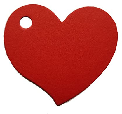 Herz-Geschenkanhänger aus Papier, blanko, mit Loch, für Nachrichten, Notizen, Kartenbasteln, bunte Karteikarten für Festival-Geschenk, 50 x Geschenkanhänger, Aufkleber, Valentinstag,