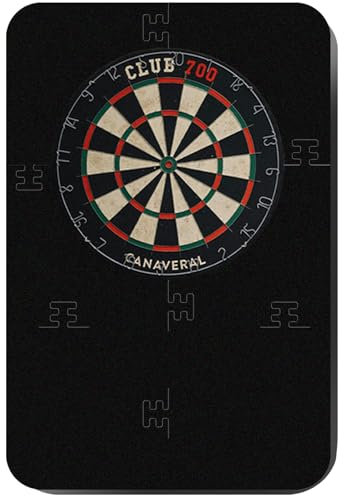 Dart Board Wall Protectors,Extended Length Dartboard Wall Protector,Dartboard Surround,EVA Black Dart Board Wall Protector,Suitable for 18in &17.75in Dart Board