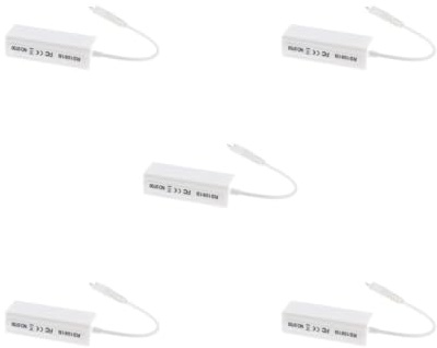 Juego de 5 tarjetas adaptadoras de red Ethernet rápida micro USB a RJ45 LAN 10/100 Mbps, color blanco