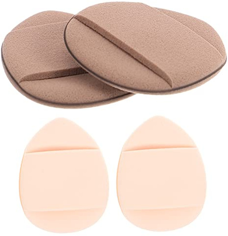 Vaguelly 4stücke Teiliges Mini Powder Puff Für Make-up Doppelseitiger -puder Für Concealer Und Foundation Hautfreundlich Und Tragbar Für Und Mädchen