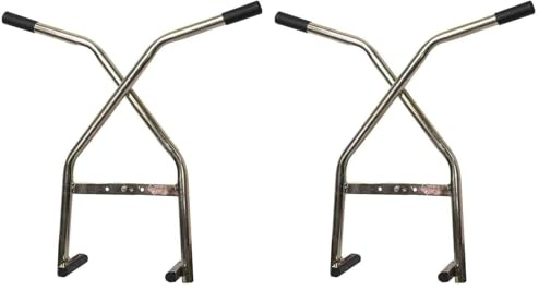 Faithfull FAIKERBL Heavy-Duty Kerb Lifter Tongs, 360 mm Clamping Range, 100 kg Capacity, Silver, Overall Length: 850mm (Pack of 2)