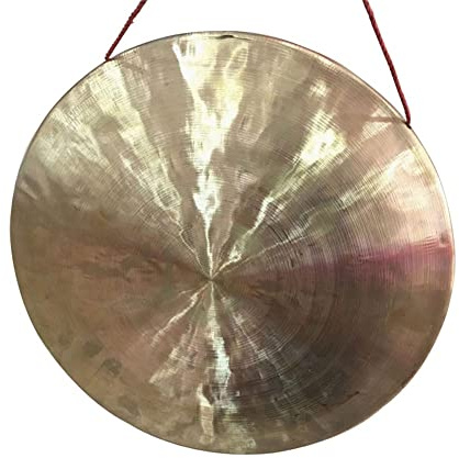 gong klangschalen gong klingel 30–40 cm große Windgongs, authentische handgefertigte Auswahl, eignet sich sehr gut für die Klangtherapie in der Familie oder im Büro(Color:30cm,Size:)