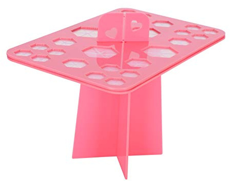 Cryfokt Make-up-Pinsel-Trockenständer, Umweltfreundlicher Pinsel-Trockenständer, 26-Loch-Design für Trockene Make-up-Pinsel, für den Individuellen Gebrauch zu Hause, Ausstellungspinsel,