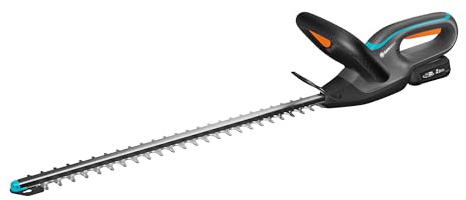 Gardena Häcksax EasyCut 55/18V P4A inkl. batteri och laddare Häcksax: Dubbelsidiga blad, Skyddad bladspets, Ergonomiskt handtag, Smidig förvaring, Sladdlös klippning (14735-20)