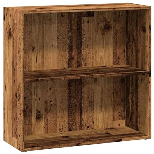 Eleganz Estantería con aspecto de madera envejecida, 80 x 30 x 77 cm, de material de madera, elegante sistema de estanterías para salón y oficina, resistente y ahorra espacio