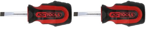 KS Tools 159.1122 Ergotorqueplus Tournevis plat court 5 mm (Lot de 2)