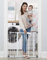 Regalo Easy Step Metal Walk Thru Gate, White, Fits Spaces between 29 to 37.5 wide and 30 height.