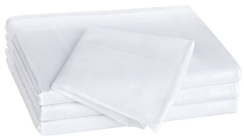 Tobeni 12 Pezzi Donna Tessuto Fazzoletti di 100% Cotone Colore Design 14 Taglia 30 cm x 30 cm