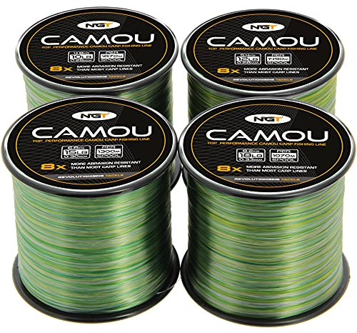 Carp & Coarse Fishing Line Camo Colour available in 8lb 10lb 12lb 15lb Breaking Strain (12lb)