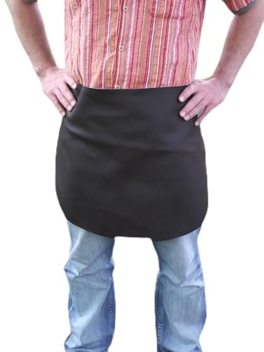 Förster-Fellnest Echt Leder Zapferschürze - Schankschürze - Kellnerschürze - Bistroschürze in braun