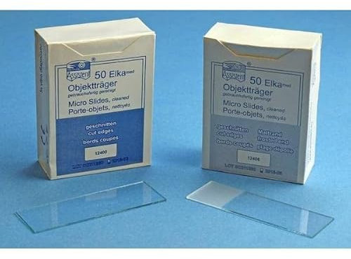 OBJEKTTRÄGER 26x76 mm Mattstreifen 50 St