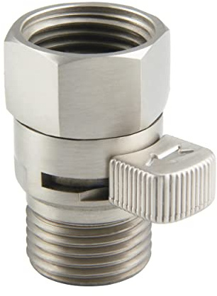APL NW02-2 Brass Shut-Off Shower/Bidet Control Valve with Short Switch, Brushed Nickel