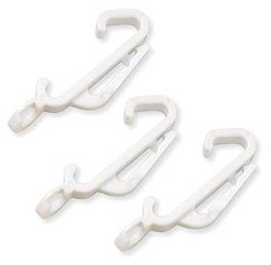 Speedy Streamline Curtain Track Gliders/Hooks, White, 10 count (pack of 1)