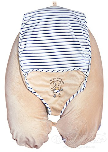 Stillkissen Schwangerschaftskissen multifunktionelles Kissen Relax doppelseitig 170 cm beige