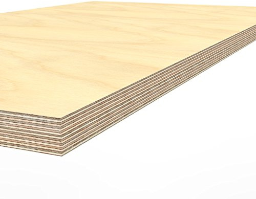 AUPROTEC Profi Multiplexplatte 1600 x 750 x 30 mm Werkbankplatte Arbeitsplatte, Geölt, Buche/Birke, Birkenholz, Platte, Werkbankplatte