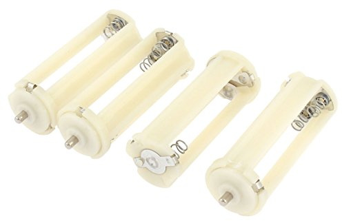 Aexit Support de boîtier de batterie de forme cylindrique 4Pcs pour 3 piles AAA 1.5V DO794922M630841K