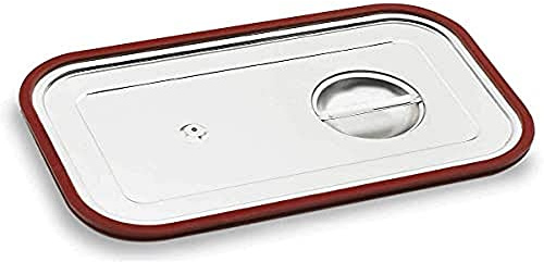 Lacor 66903Z - GN - Deckel mit Silikondichtung für Behälter 2/3 C... | Langlebiges Profi-Utensil; entwickelt für optimale Leistung und schnelle, unkomplizierte Reinigung in der Spülmaschine