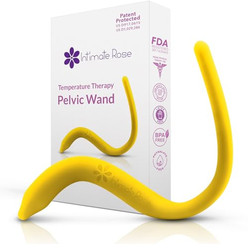 Intimate Rose Varita de Calentamiento y Enfriamiento de Puntos Desencadenantes Pélvicos con Terapia de Temperatura para el Dolor Muscular del Suelo Pélvico - Uso en Fisioterapia Pélvica