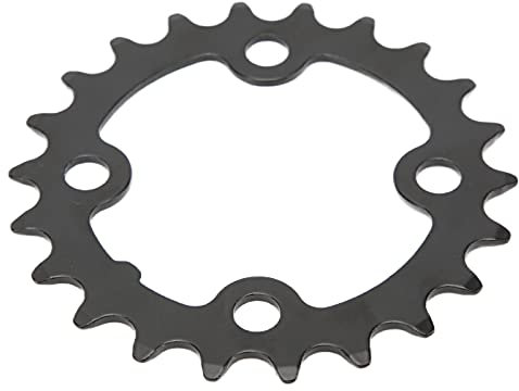 Alomejor Bicycle Chainring, 22T Carbon Steel Chainring 64mm BCD 8 9 10 Speed Chainring Replacement
