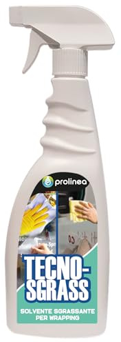 PROLINEA Tecno-SGRASS - Solvente sgrassante per Wrapping (750 ml)