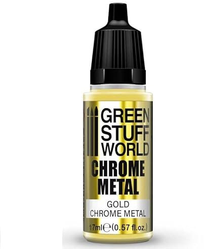 Green Stuff World for Models and Miniatures Chrome Paint – Gold 3691
