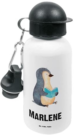 Mr. & Mrs. Panda Personalisierte Kindertrinkflasche Igel Maronen - Geschenke, Trinkflasche Mit Namensgravur, Duft, Fahrradflasche, Weihnachten, Edelstahl Namen, Sportflasche, Kastanien, Glas Gravur