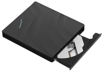 Kioball Lettore Masterizzatore Dvd Esterno USB 3.0 Type-C Multifunzionale Blu Ray CD Writer Adatto per PC Laptop in Ogni Occasione