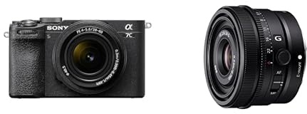 Sony Alpha 7C II, Appareil Photo Plein Format Hybride Compact à Objectif Interchangeable en kit avec Le FE 28-60mm Noir + SEL24F28G, Monture E - Objectif Plein Format FE 24mm f/2.8 G